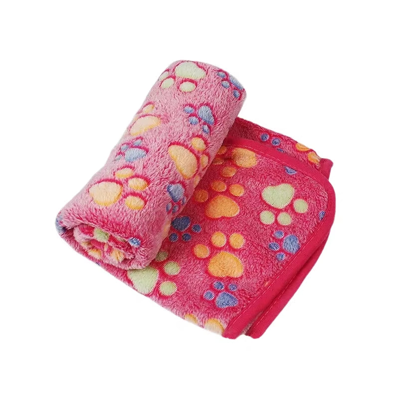Pawaroo Soft Fluffy Pet Blanket | Coral Fleece Cat & Dog Mat