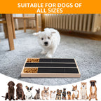 Pawaroo Wooden Dog Nail File Scratch Board with Treat Box for Puppies & Dogs