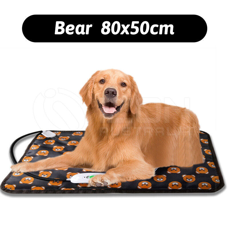 Pawaroo Electric Pet Heating Pad | 2 Heat Settings, Water-Resistant Mat with AU Plug