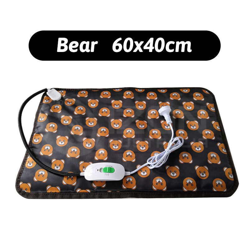 Pawaroo Electric Pet Heating Pad | 2 Heat Settings, Water-Resistant Mat with AU Plug