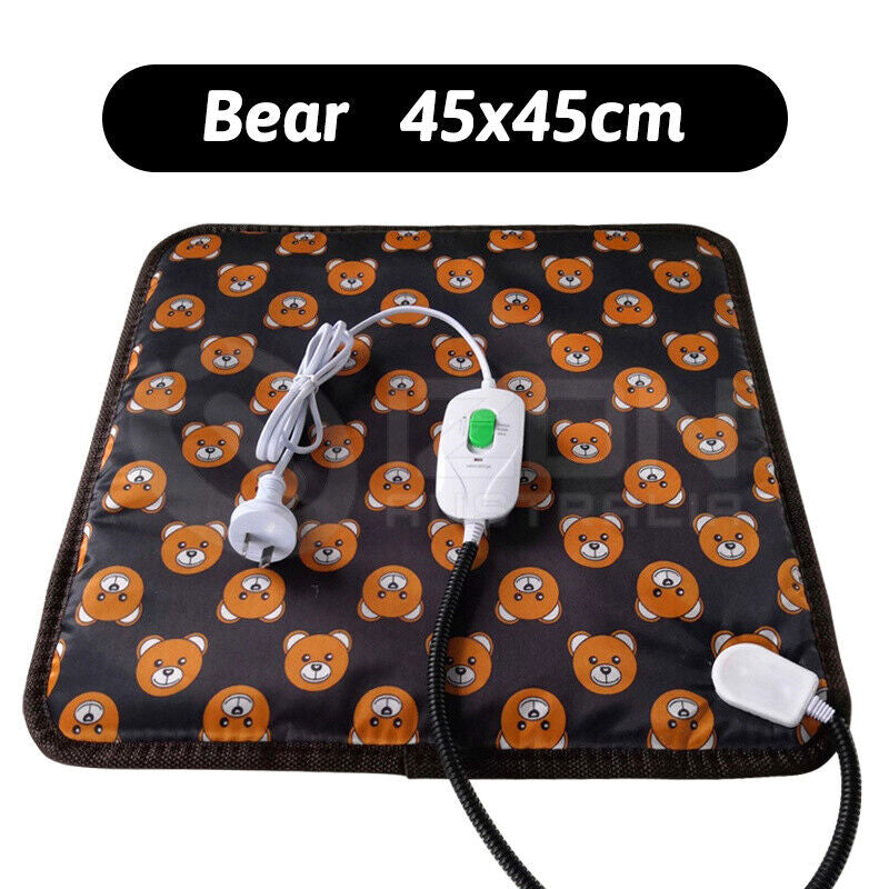 Pawaroo Electric Pet Heating Pad | 2 Heat Settings, Water-Resistant Mat with AU Plug