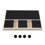 Pawaroo Wooden Dog Nail File Scratch Board with Treat Box for Puppies & Dogs