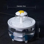 Pawaroo 1.2L USB Cat Water Fountain | Quiet Filtered Pet Water Dispenser