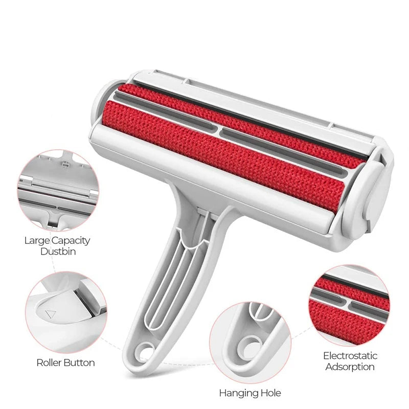 Pawaroo Reusable Pet Hair Remover Roller | Furniture, Clothing & Car Cleaning Brush