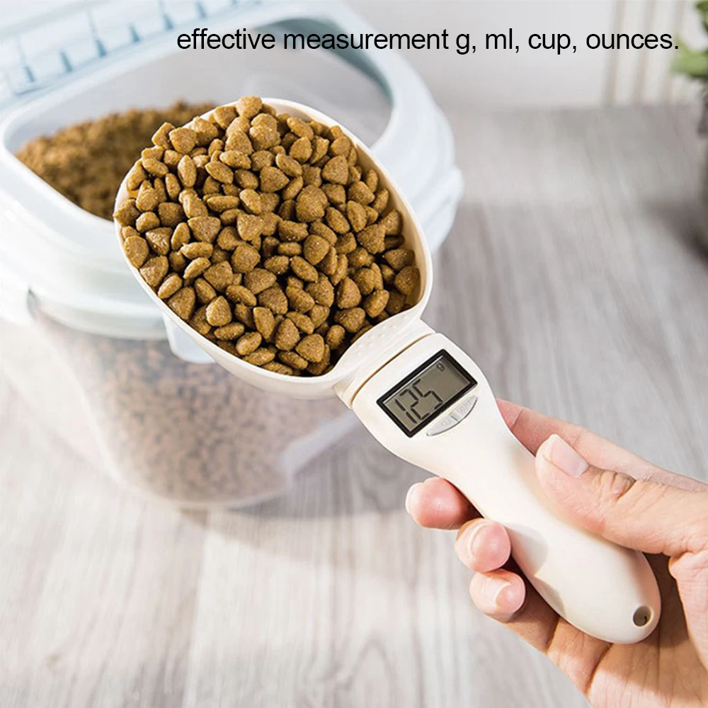 Pawaroo Digital Pet Food Measuring Scoop | LED Portion Scale
