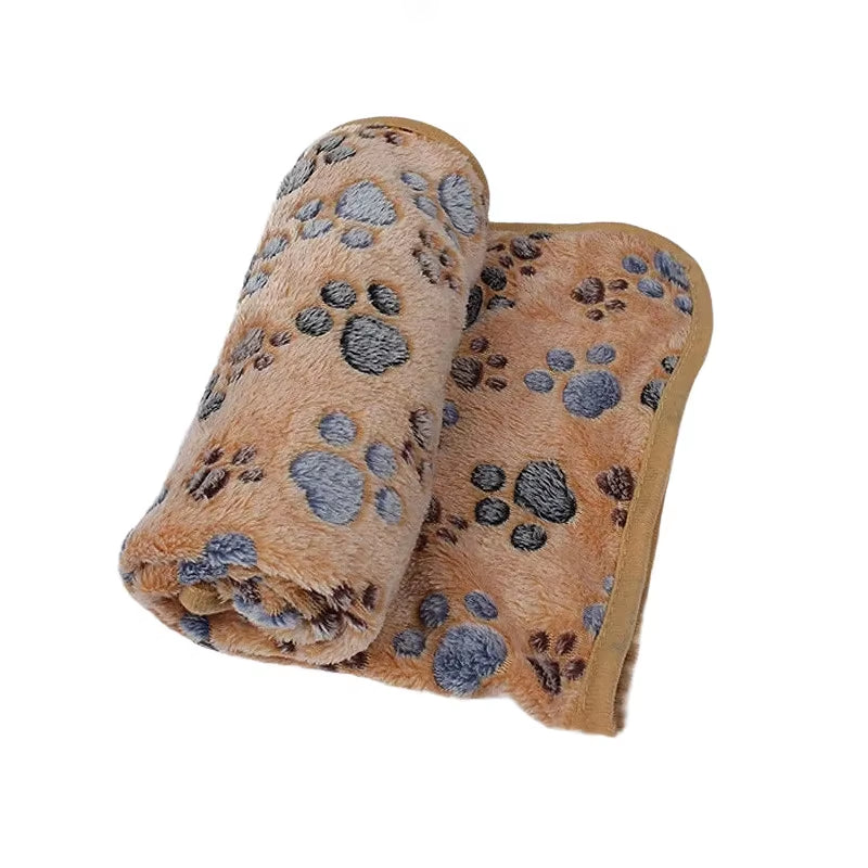 Pawaroo Soft Fluffy Pet Blanket | Coral Fleece Cat & Dog Mat