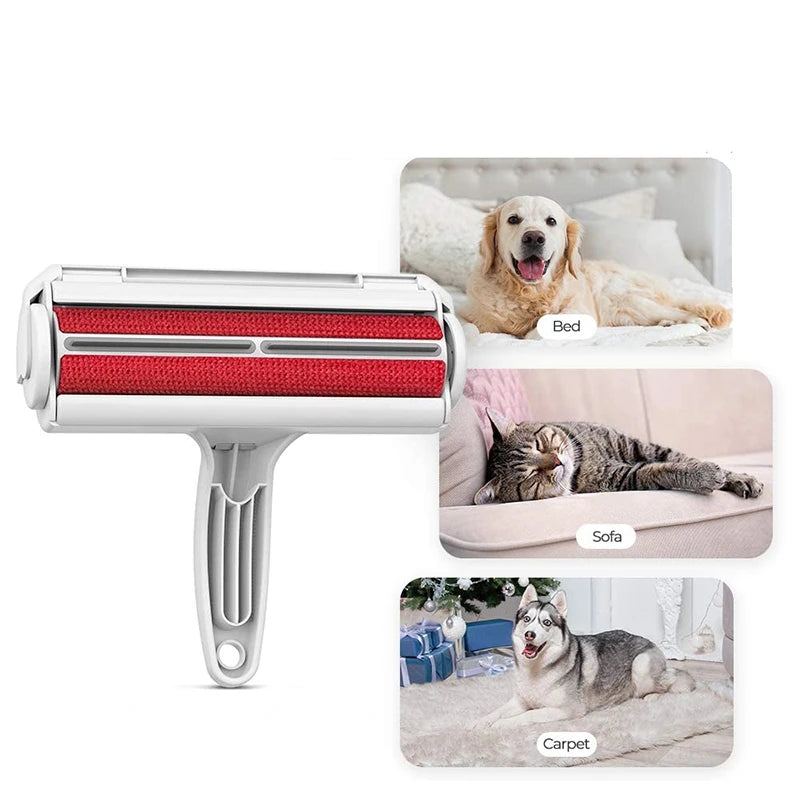 Pawaroo Reusable Pet Hair Remover Roller | Furniture, Clothing & Car Cleaning Brush