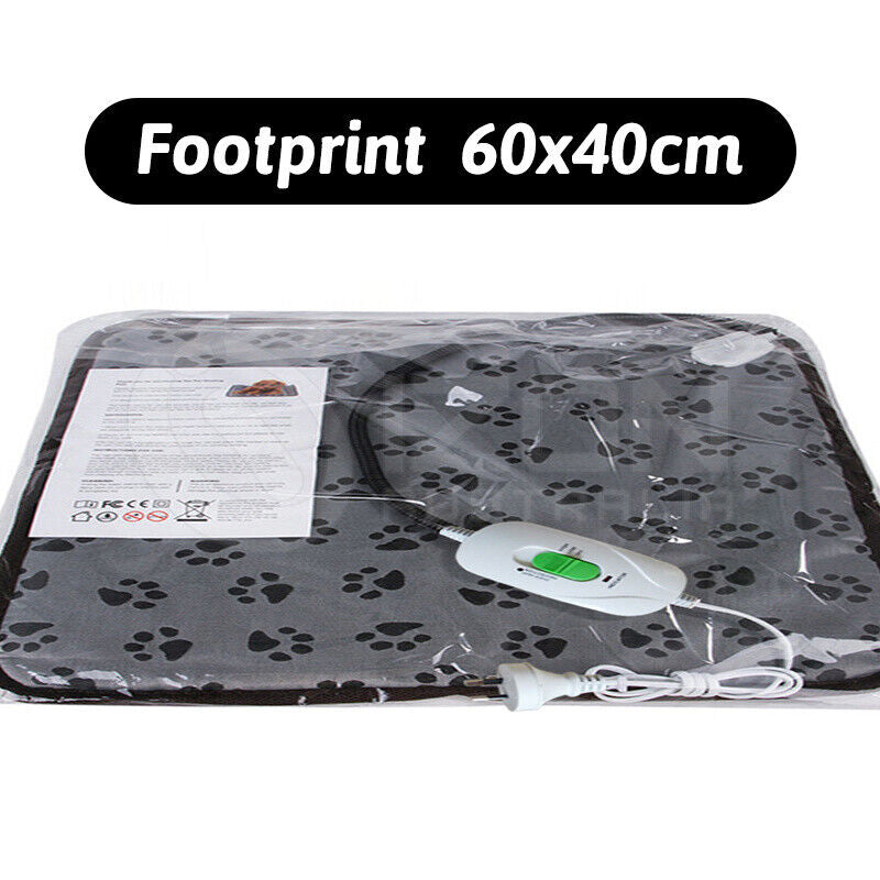 Pawaroo Electric Pet Heating Pad | 2 Heat Settings, Water-Resistant Mat with AU Plug