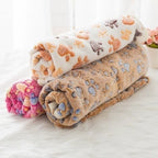 Pawaroo Soft Fluffy Pet Blanket | Coral Fleece Cat & Dog Mat