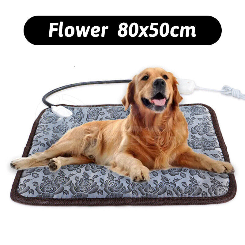 Pawaroo Electric Pet Heating Pad | 2 Heat Settings, Water-Resistant Mat with AU Plug